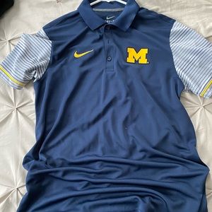 Nike Michigan golf polo